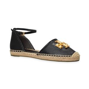 Tory Burch Eleanor Leather D'Orsay Espadrilles